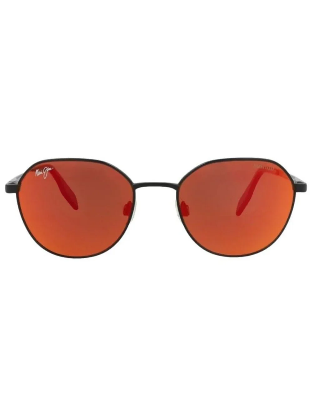 New Maui Jim Unisex Round/Oval Black Black Lava Fashion Designer Sunglasses